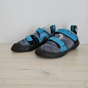 Scarpa Origin Men's Rock Climbing Shoes Blue Grey Hook and Loop Size US 13 EU 47